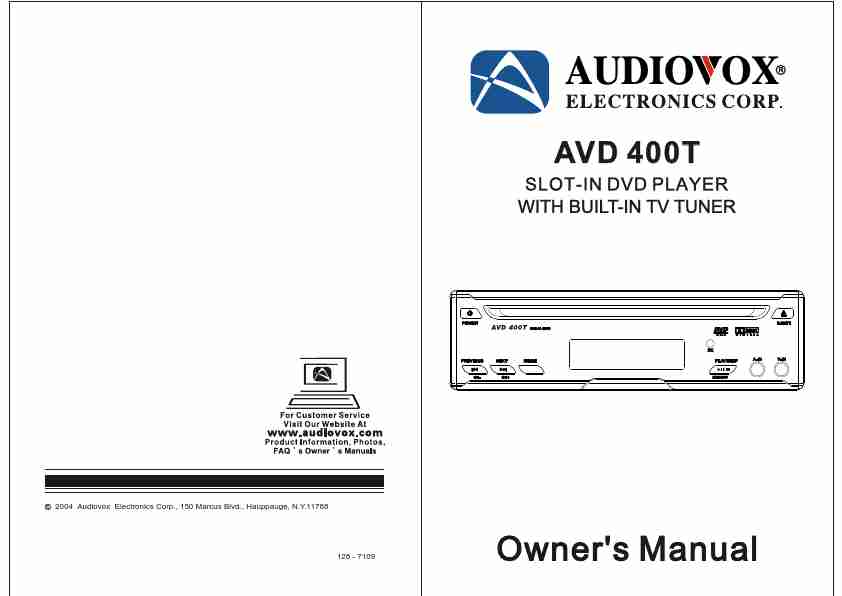 Audiovox Car Stereo System AVD400T-page_pdf
